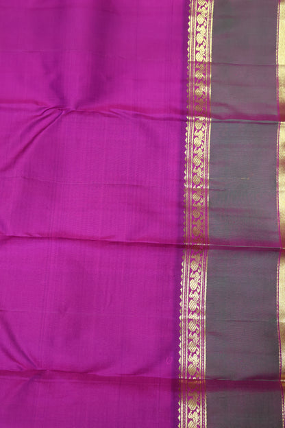 Pure Kanjivaram Saree -Beige Mini Checks