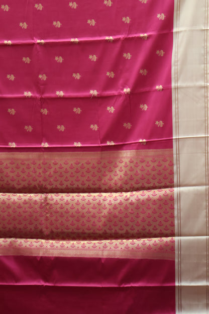Semi Soft Silk Saree-Pink Beige