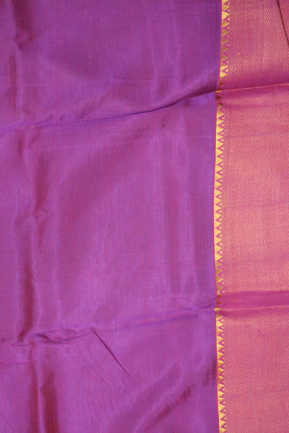 Tissue Tussar Saree- Pink Vineyard