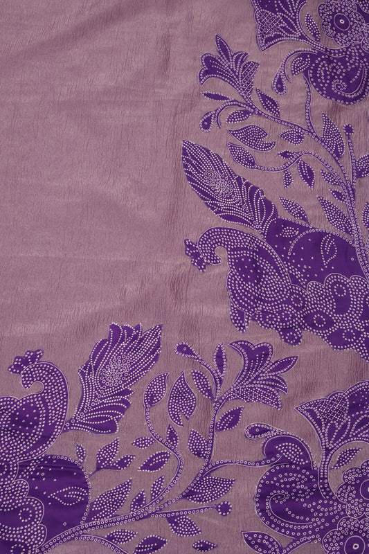 Tissue Tussar Saree- Lavender