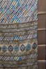 Dola Silk Saree Lehariya Pattern-Blue thumbnail
