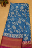 Dola Silk Saree Zari Lines-Sky Blue thumbnail