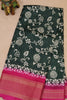 Dola Silk Saree Zari Lines-Bottle Green thumbnail