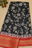 Dola Silk Saree Zari Lines-Black thumbnail