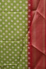 Dola Silk Saree Zari Lines-Olive Green thumbnail