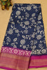 Dola Silk Saree Zari Lines-Peacock Blue thumbnail