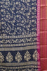 Dola Silk Saree Zari Lines-Peacock Blue thumbnail