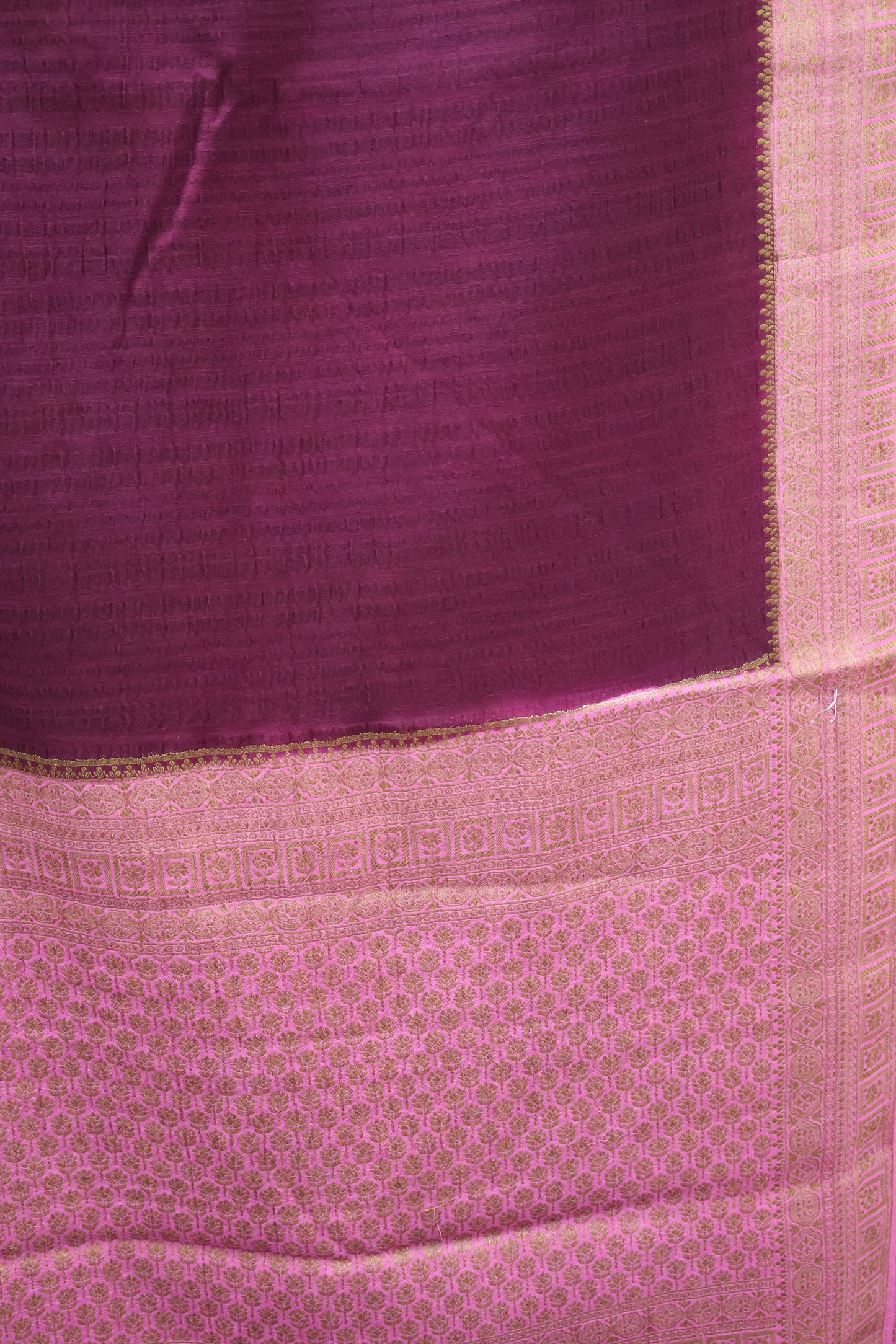 Banarasi Georgette Saree - Wine