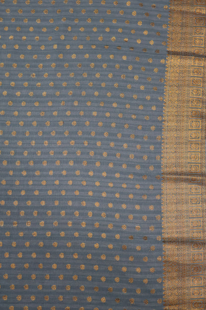 Banarasi Georgette Saree - Navy Blue