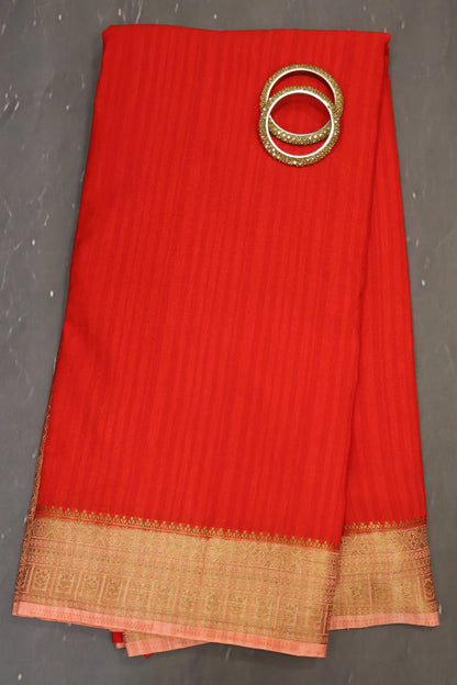 Banarasi Georgette Saree - Red