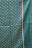 Semi Tussar Saree Peacock Print- Choco Brown thumbnail