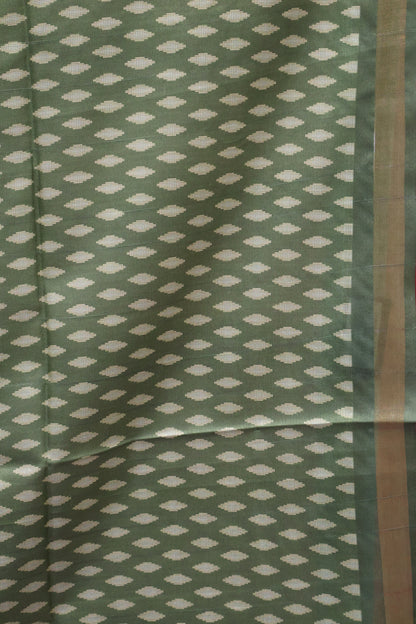 Semi Tussar Saree Tower Pattern-Purple