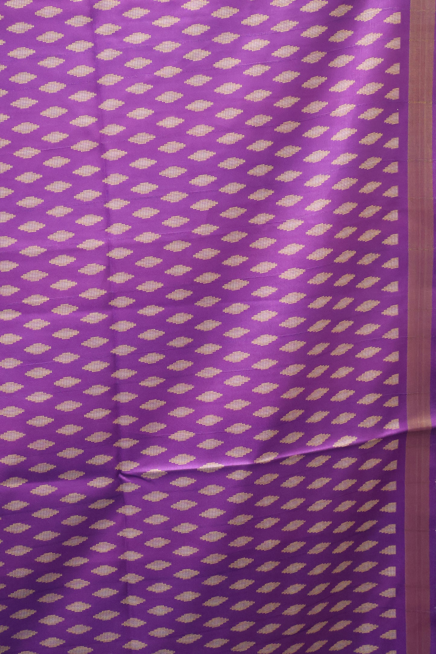 Semi Tussar Saree Tower Pattern-Peacock Blue