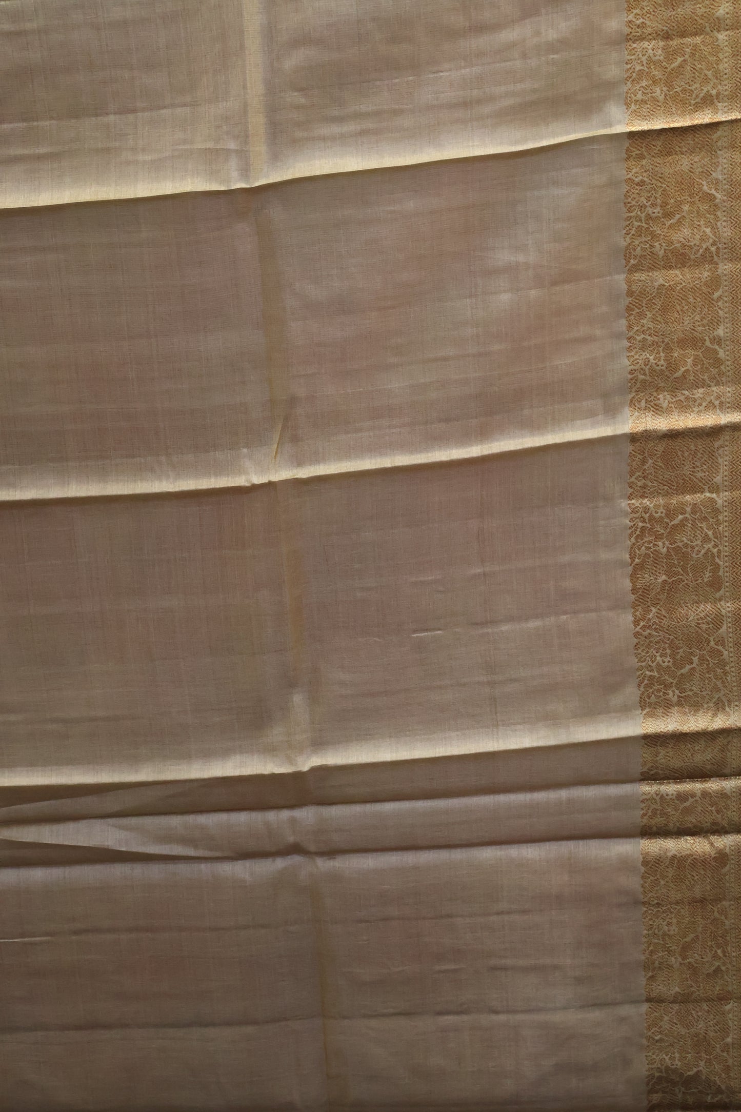 Pure Tussar Saree -Maroon Twin Floral