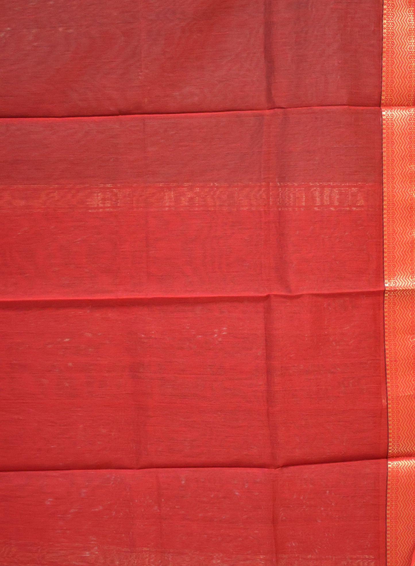 Pure Maheswari Silk Cotton saree-Green Plain Small Border