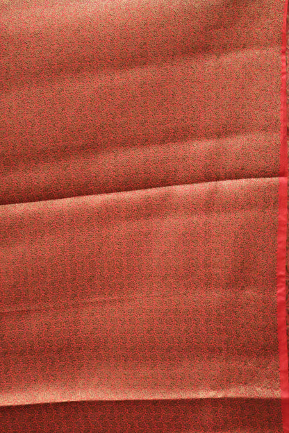 Bamboo Silk Saree-green maroon
