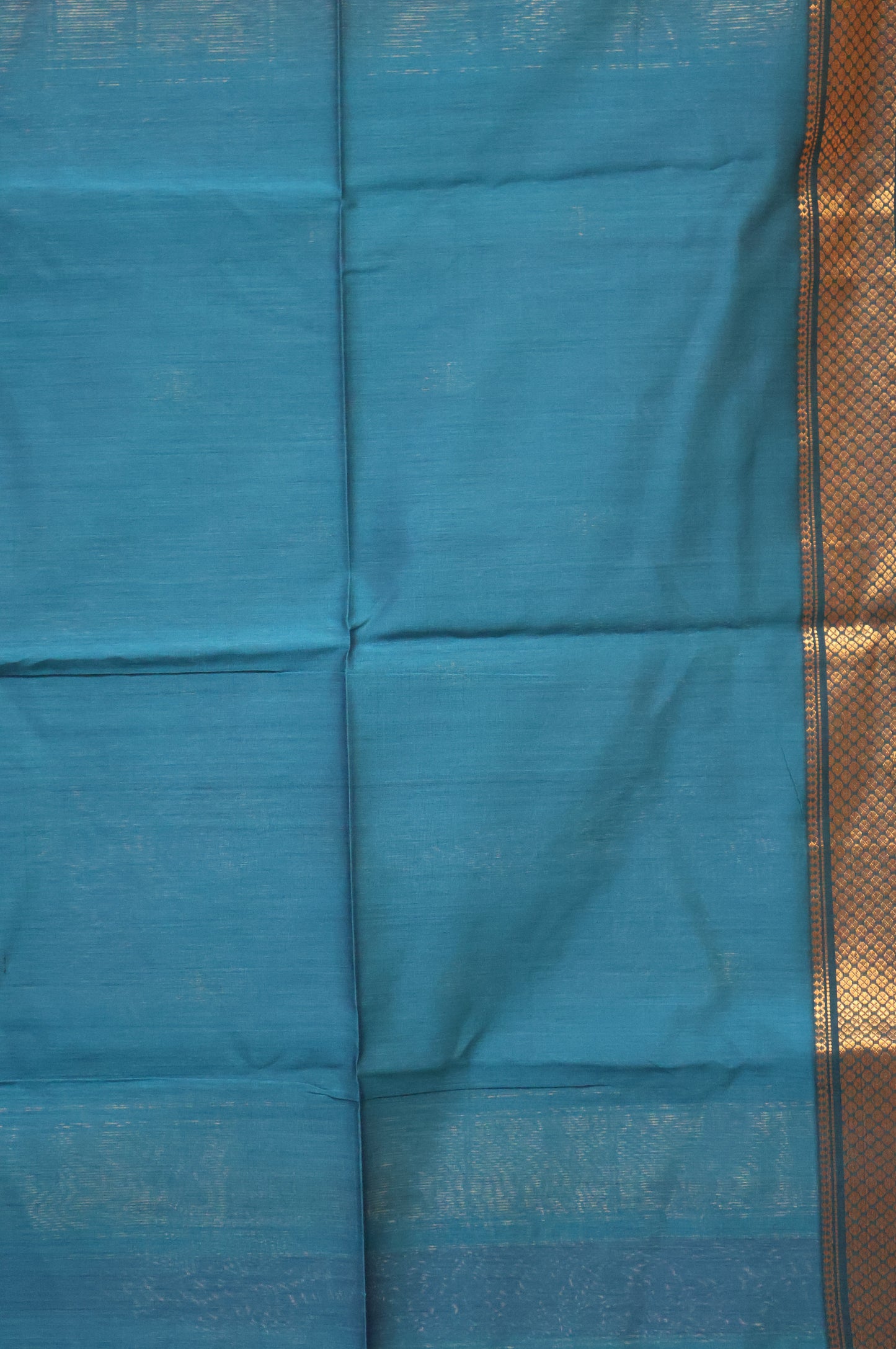 Pure Maheswari Silk Cotton saree-Voilet Flower Border