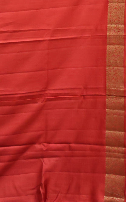 Pure Banarasi Saree Chiniya Silk with Contrst Pallu-Voilet