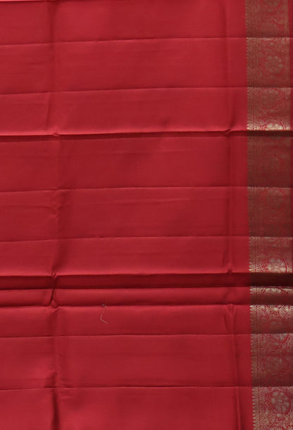 Pure Banarasi Saree Chiniya Silk -Light Maroon
