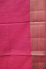 Bamboo Silk Saree- Navy Blue-Maroon thumbnail