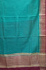 Bamboo Silk Saree- Green-Wine thumbnail