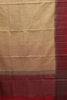 Bamboo Silk Saree-Sandal-Red thumbnail
