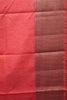 Bamboo Silk Saree-Sandal-Red thumbnail