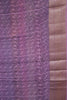 Chanderi Silk Cotton Saree-Navy blue-Lavender thumbnail