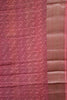 Chanderi Silk Cotton Saree-Navy blue-Maroon thumbnail