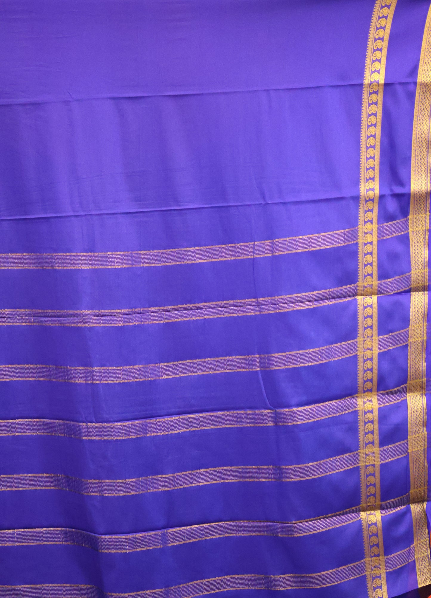 Art Mysore Silk cotton -ink blue plain