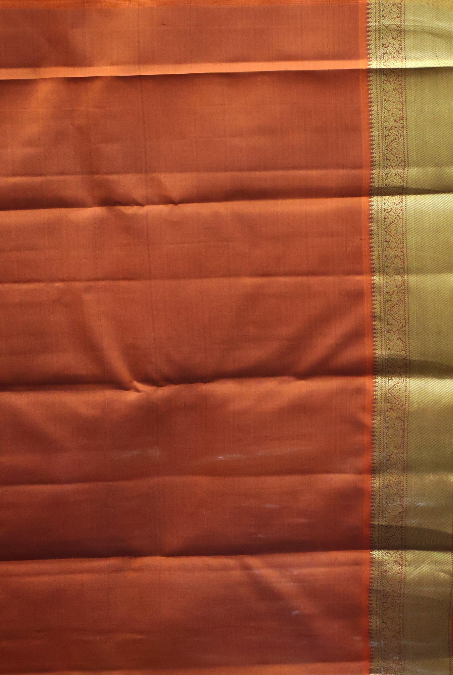 Pure Kanjivaram Silk Saree -Green Mini Checks