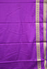 Art Mysore Silk cotton -purple plain thumbnail