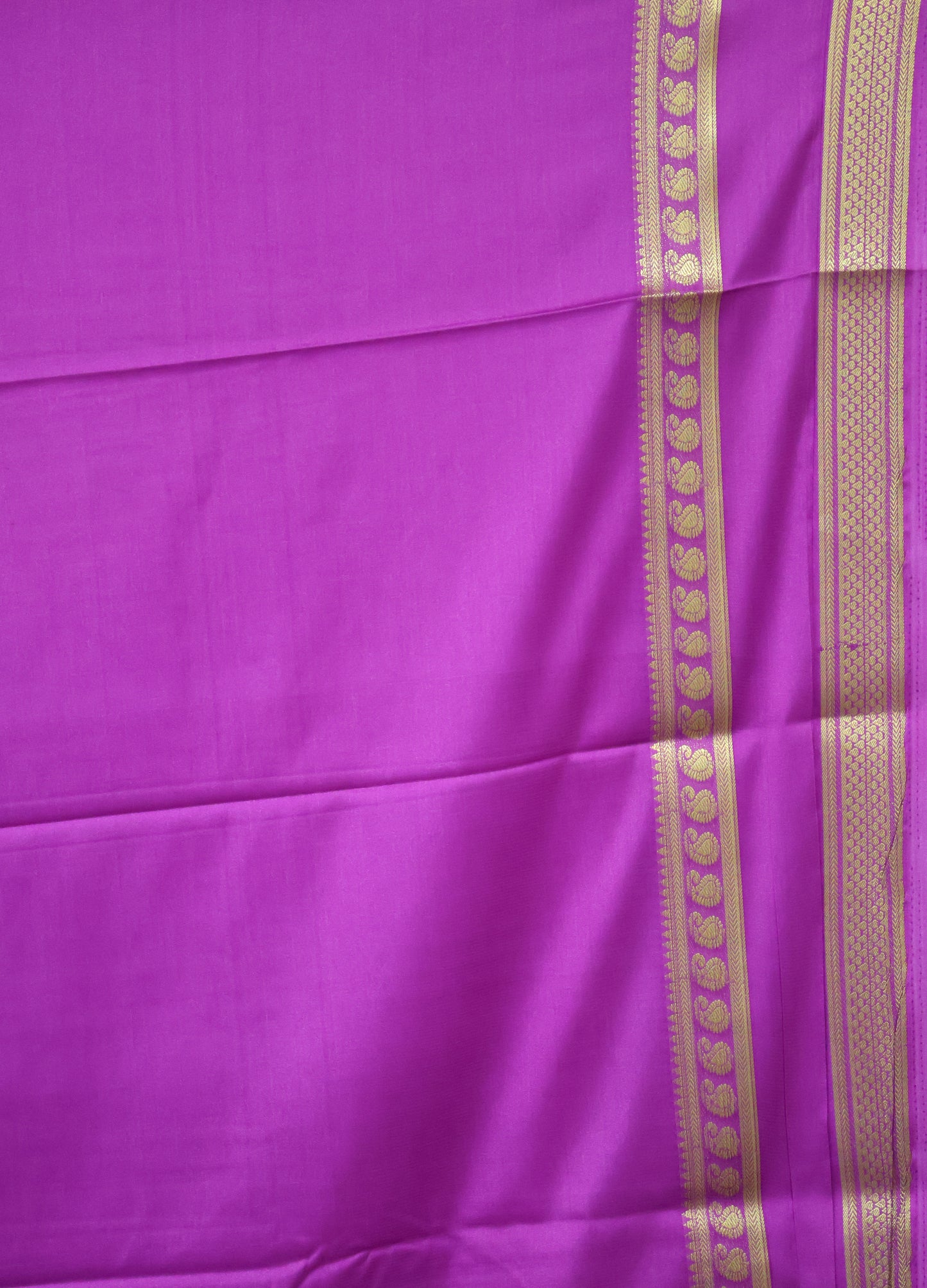 Art Mysore Silk cotton -purple plain