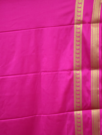 Art Mysore Silk cotton-pink plain