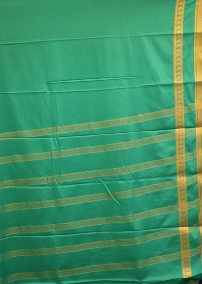 Art Mysore Silk cotton -teal green