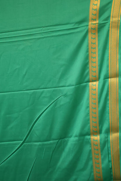 Art Mysore Silk cotton -teal green