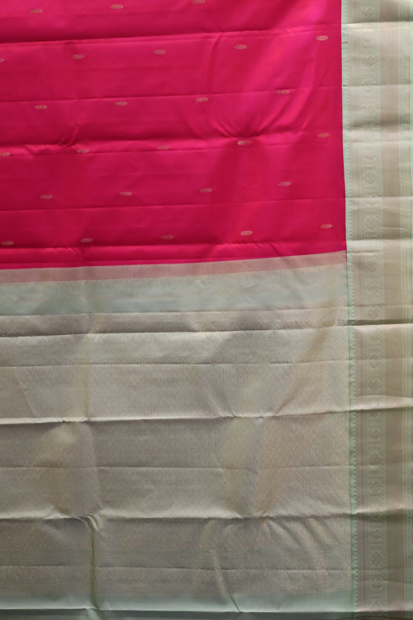Pure Kanjivaram Silk Saree -Redish Pink