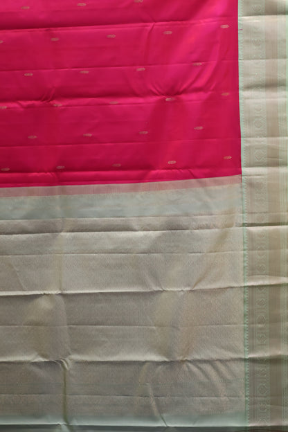 Pure Kanjivaram Silk Saree -Redish Pink