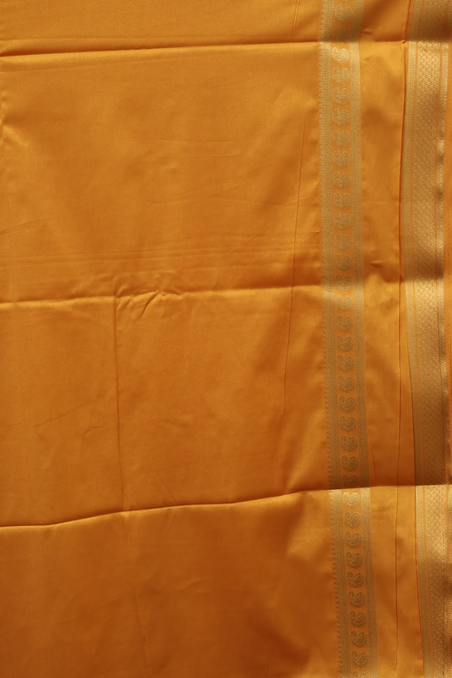 Art Mysore Silk cotton -mustrd yellow