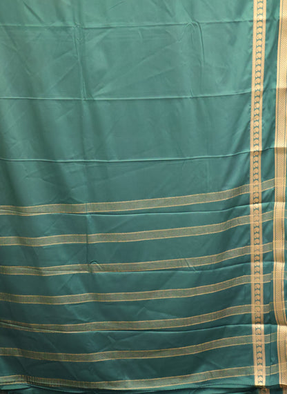 Art Mysore Silk cotton -bottle green