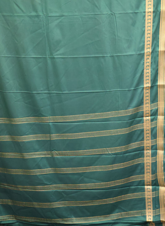 Art Mysore Silk cotton -bottle green