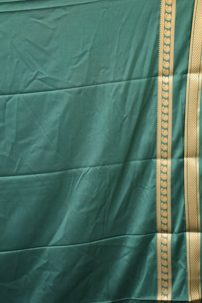 Art Mysore Silk cotton -bottle green