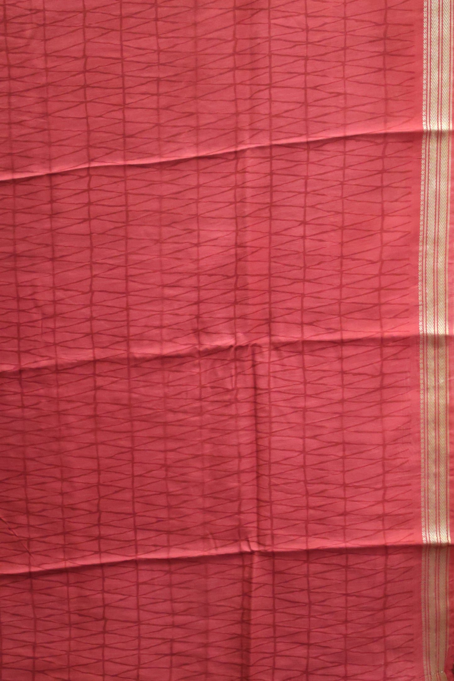 Viscose Saree- Green Lotus Bandhini Print