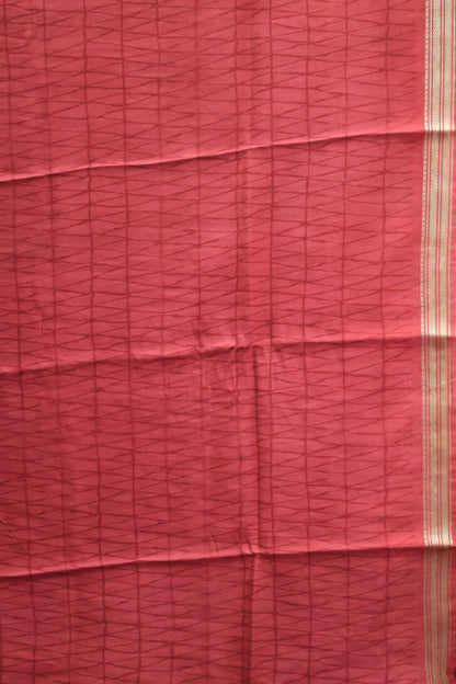 Viscose Saree- Green Lotus Bandhini Print