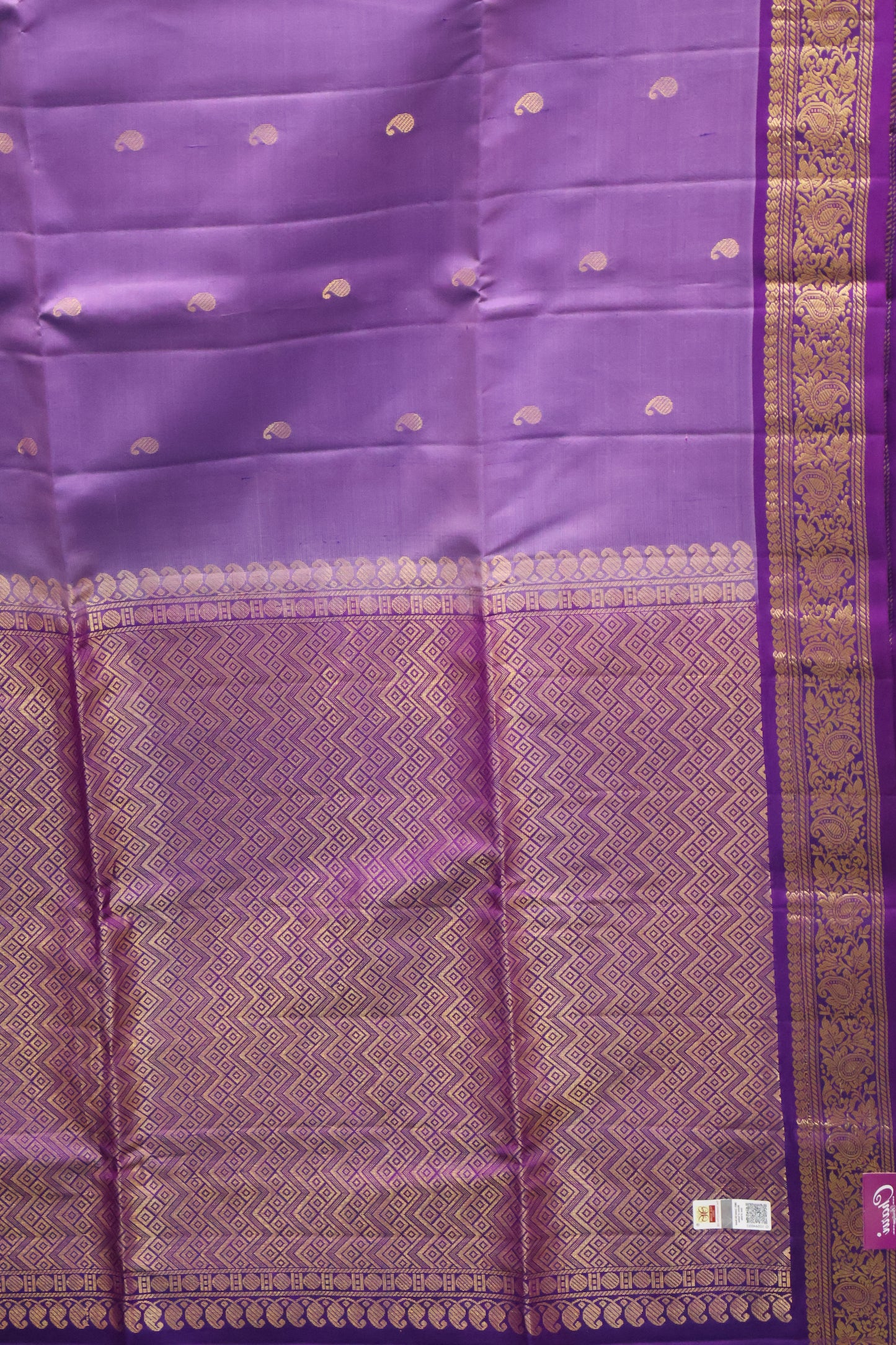 Pure Soft Silk Saree -Lavandar Voilet