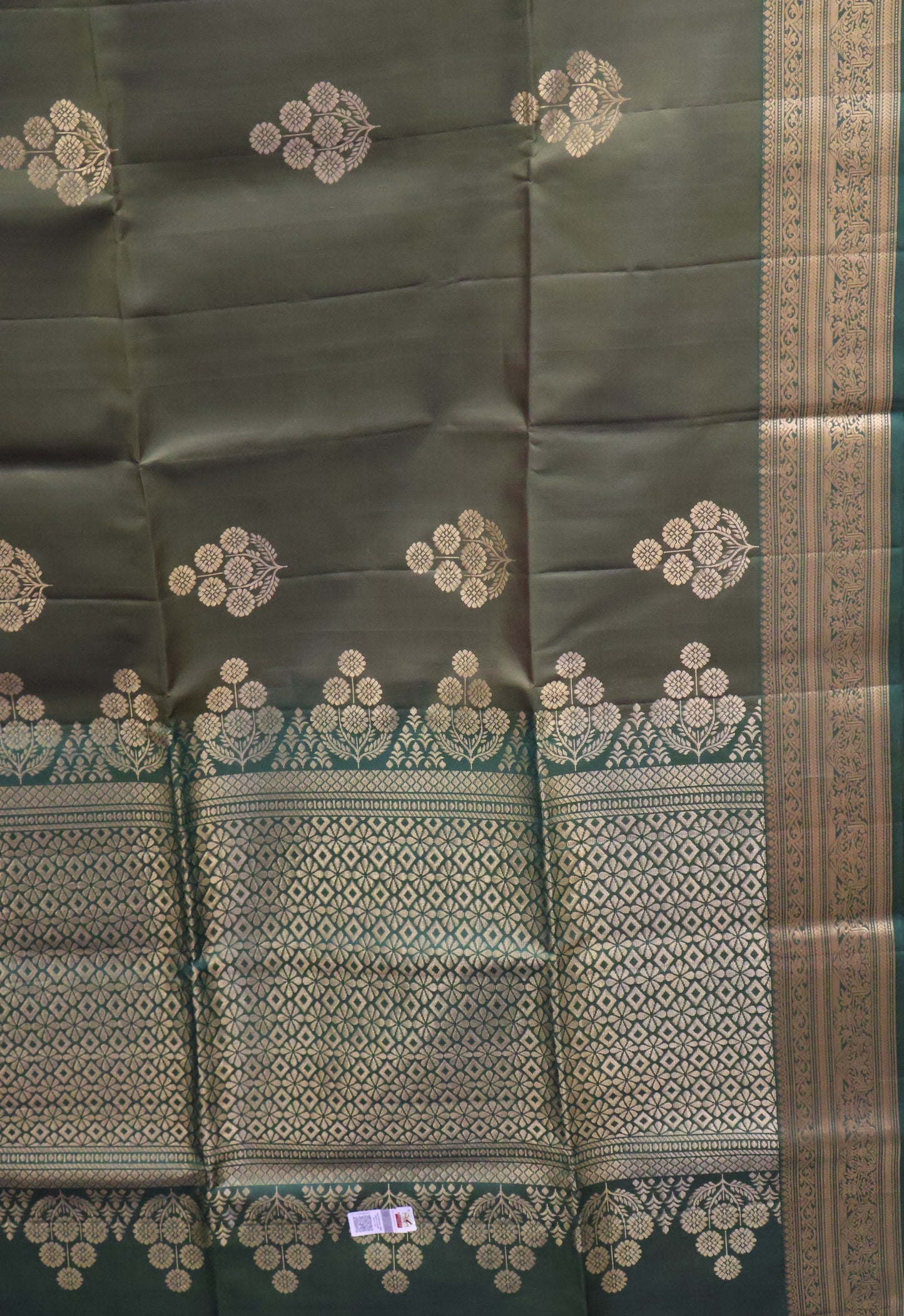 Pure Soft Silk Saree -Sage Green