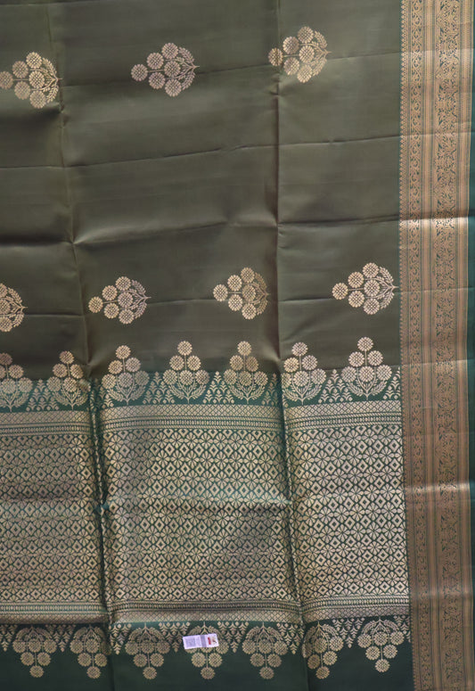 Pure Soft Silk Saree -Sage Green