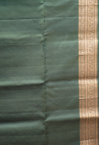Pure Soft Silk Saree -Sage Green