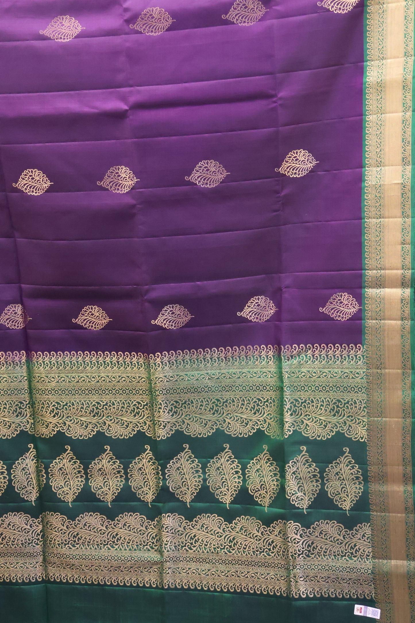 Pure Soft Silk Saree -Dark Purple