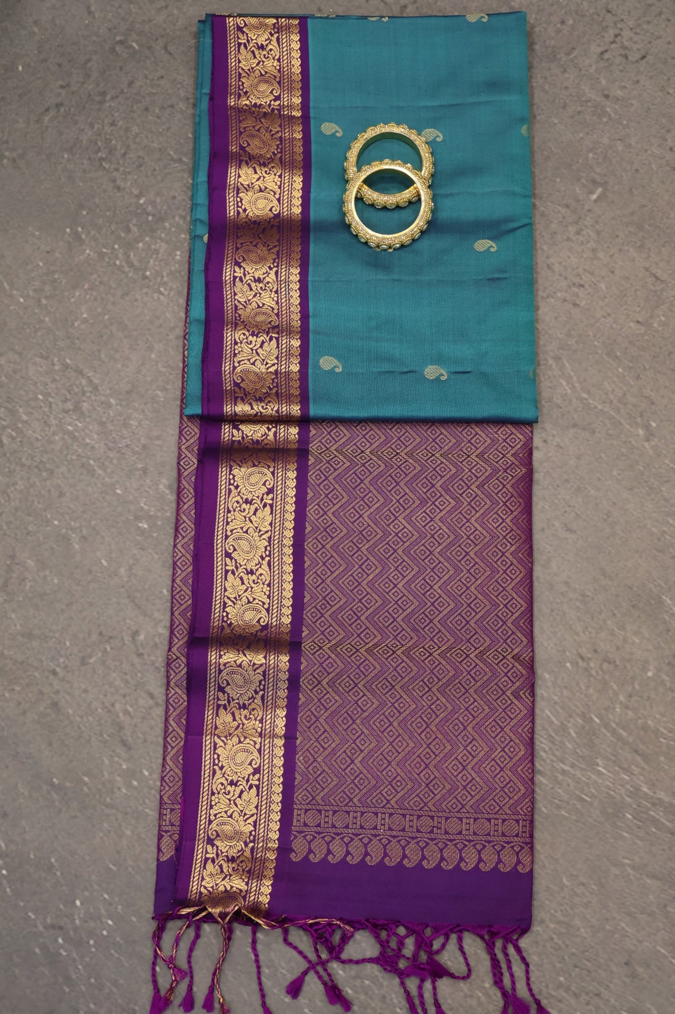 Pure Soft Silk Saree -Ramar Blue